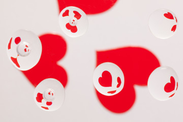 Valentine Rain Drops