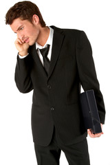 Geschäftsmann telefoniert