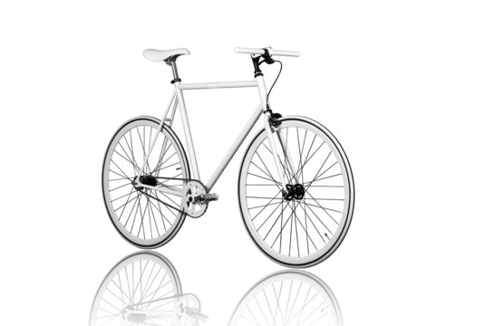 white bike