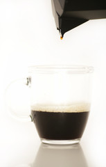 Kaffee und Espressokanne