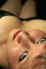 Naklejka premium Verträumter Blick