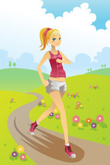 Running girl