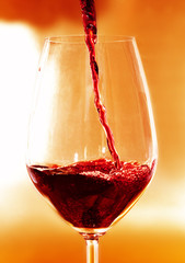 Obraz na płótnie Canvas red wine