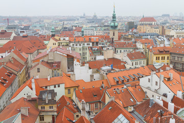 Naklejka na ściany i meble Cityscape of Prague, Czech Republic