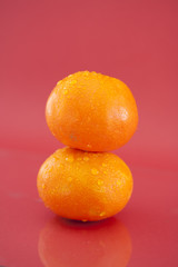 Peeled tangerine