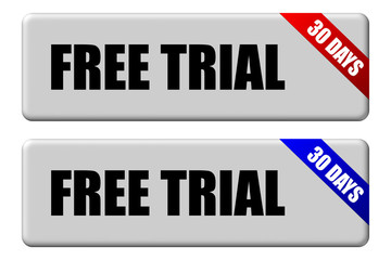 2 Button grau Band rot blau FREE TRIAL 30 DAYS