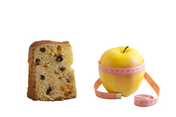 Panettone  vs Fresh  apple