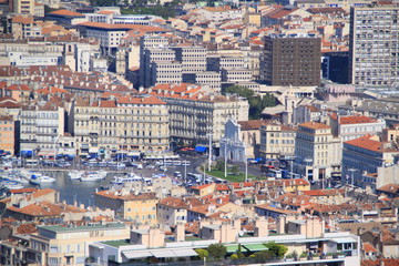 Fototapeta na wymiar Ogólny widok z Marsylii