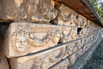Stone decorations in Aphrodisias
