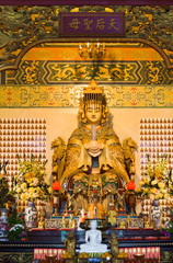 Statue in Thean Hou Temple at Kuala Lumpur Malaysia