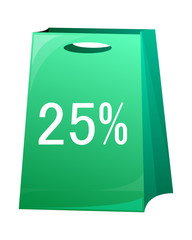 25 % Prozent Rabatt