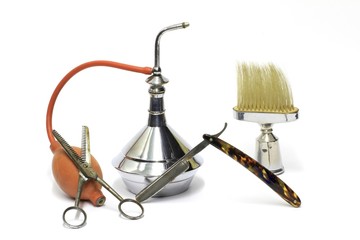 Outils de coiffure rétro