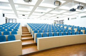empty lecture hall