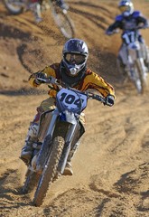 Motocross leader