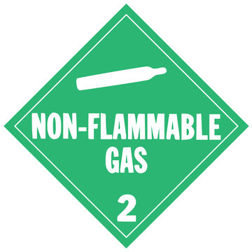 Schild Gefahrgut - Klasse 2.2