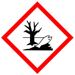 Schild Gefahrgut - Umwelt