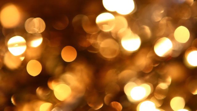 golden twinkle lights background