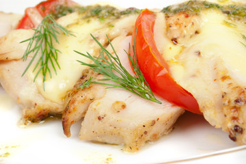 Grilled Chicken With Tomato