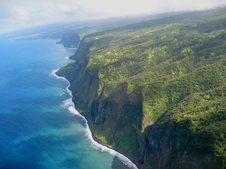 Cliffs at the big Island of hawaii