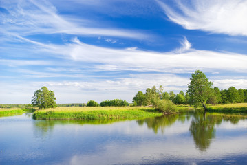 Suhodrev river. Kaluga region. Russia.