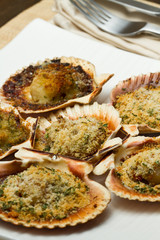 capesante gratinate