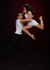 Obraz premium Dancing young couple..