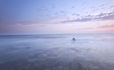Misty morning over ocean, kalmar sund, sweden © Henrik Larsson