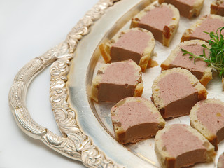 liver paté platter
