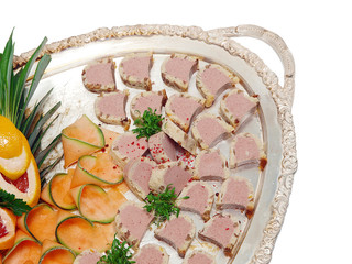 liver paté platter