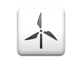 Boton cuadrado blanco simbolo energia eolica