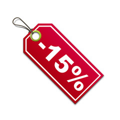 Etiqueta con texto -15%