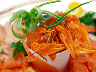 fish and seafood platter