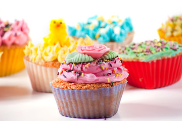 cupcake colorés