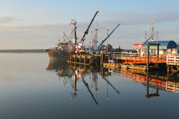 Steveston Harbor, Morning Reflection