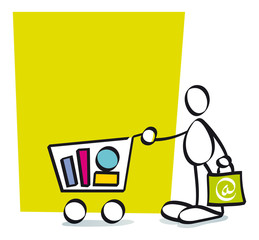 funny guy buying online