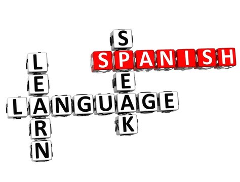 3D Spanish Language Crossword