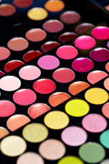 Make-up colorful eyeshadow palettes