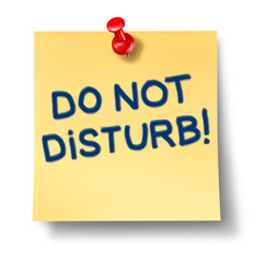 Do Not Disturb Note