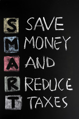 Obraz premium Smart goal concept for setting management objectives