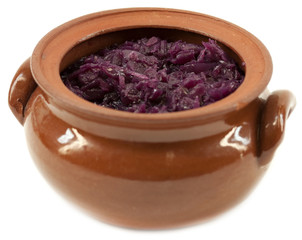 Obraz na płótnie Canvas Red sauerkraut