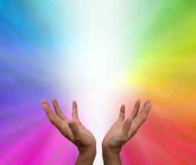 Lightworker working with energy