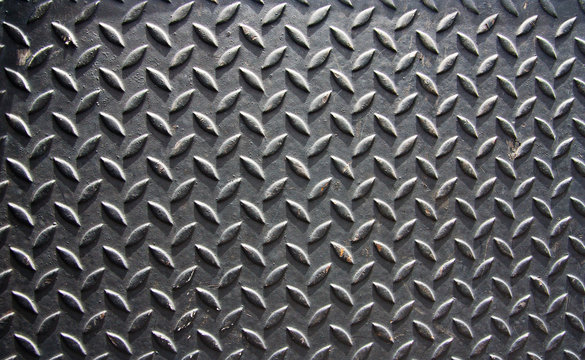 Texture of diamont plate metal background