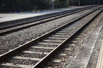 Fototapeta na wymiar Railroad Tracks