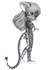 Cute Snow Leopard