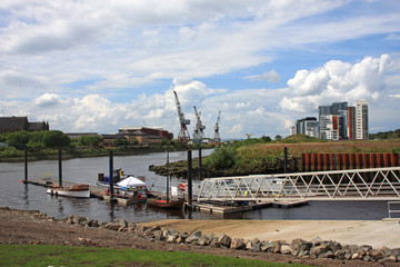 Obraz premium River Clyde, Glasgow