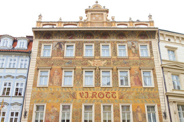 Fototapeta na wymiar Old Building from Prague, Czech Republic