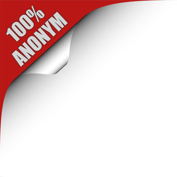Seitenecke rot links 100% ANONYM