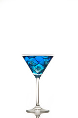 Blue cocktail
