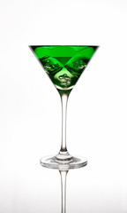 green cocktail