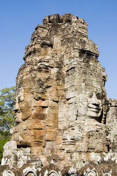 Faces of Bayon Temple, Cambodia